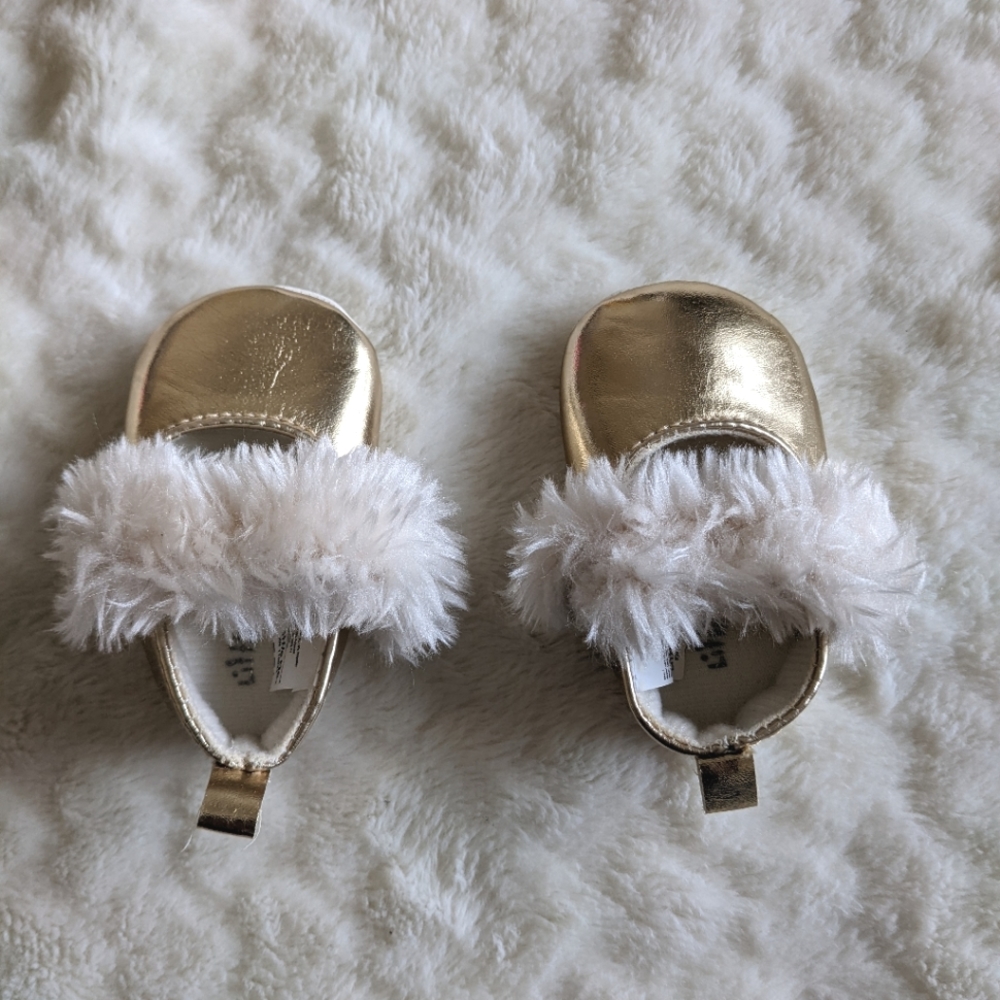 Newborn girl formal shoes